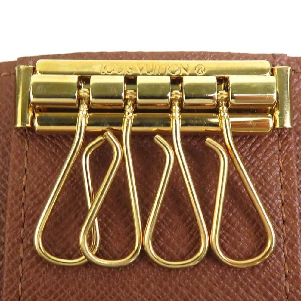 LOUIS VUITTON Monogram Multicles 4 Key Case Brown/Gold - Picture 5 of 8